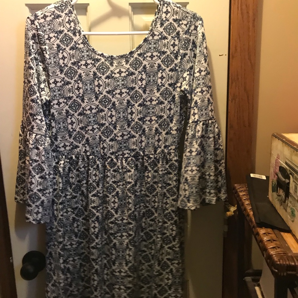 Long Sleeve Floral Dress